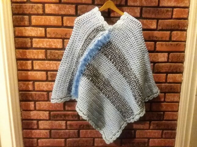 New, one of a kind, ladies or teenagers poncho