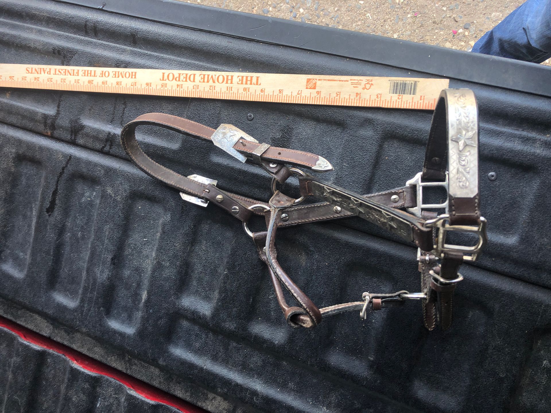 Leather Show Halter