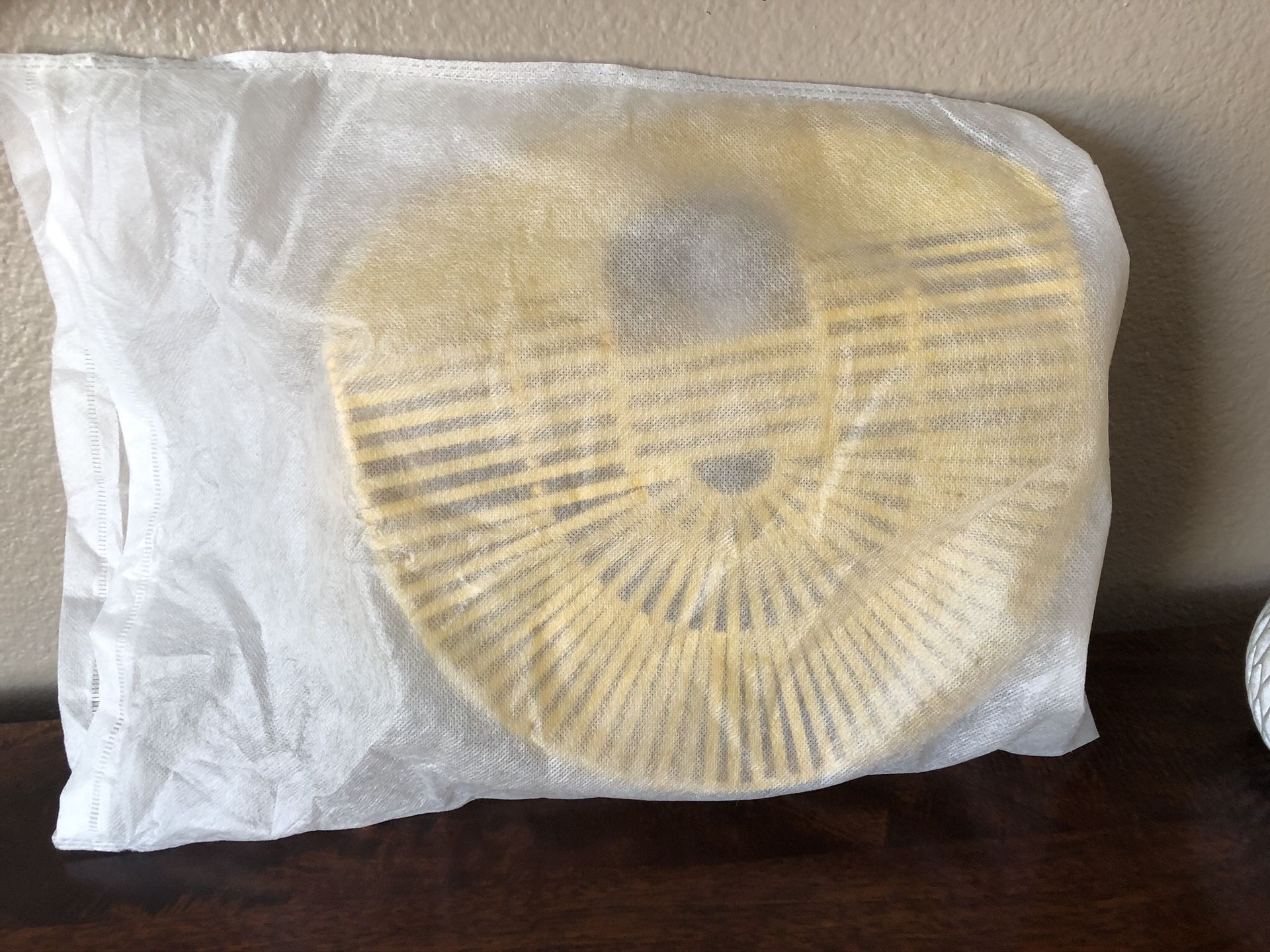 NWT yellow bamboo purse