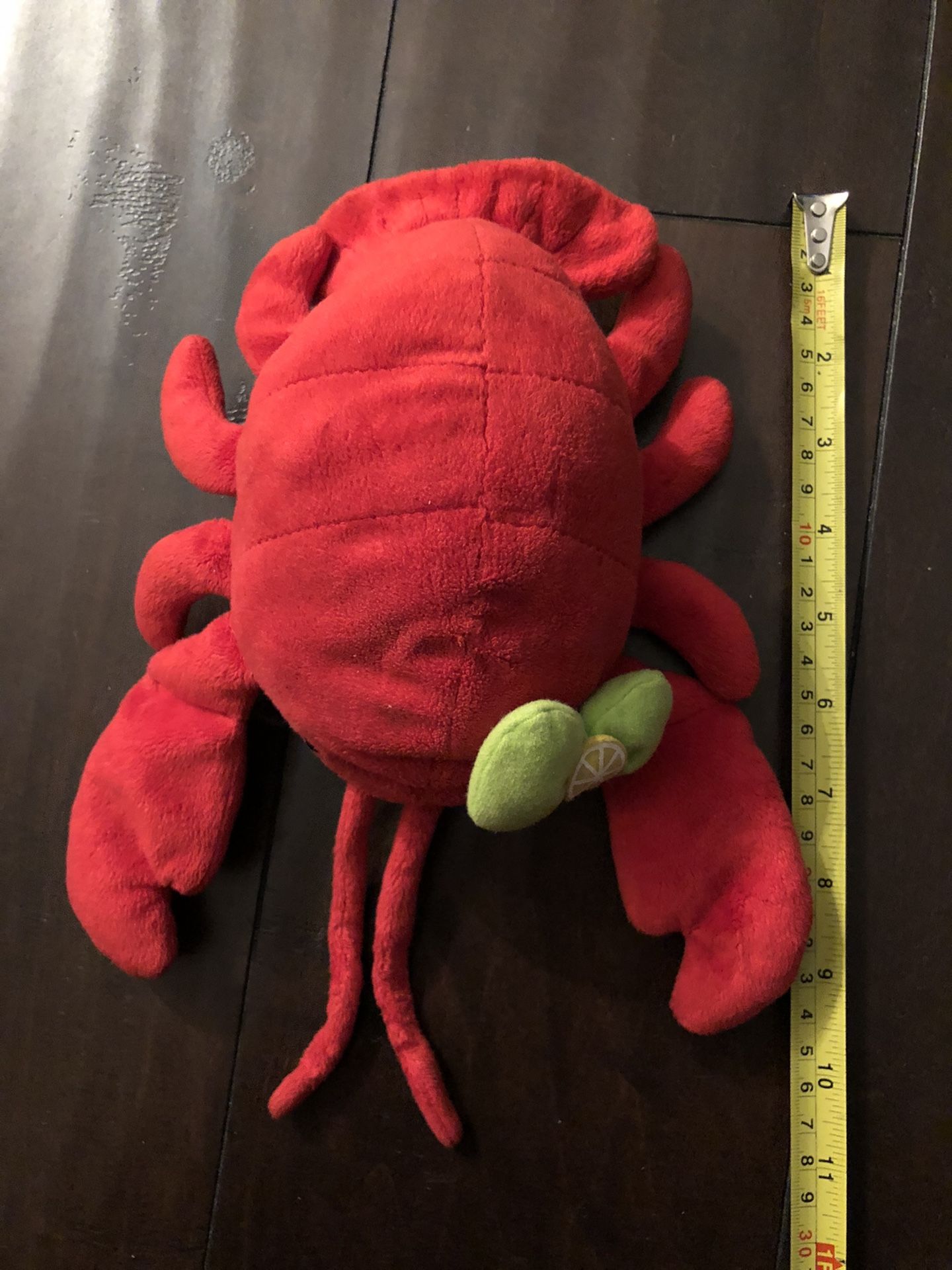 **RARE**HELLO KITTY REVERSIBLE PLUSH: LOBSTER—Pre-owned