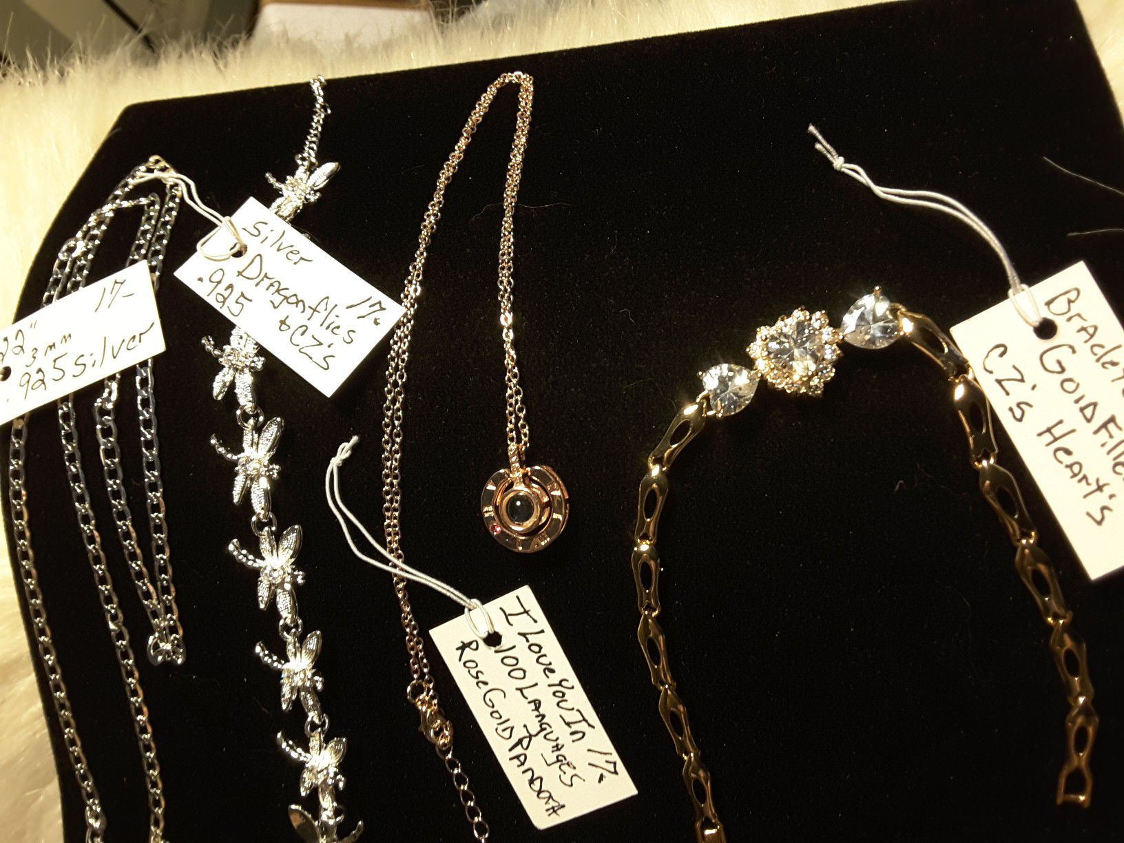 Chain SOLD/RoseGold Necklace/Silver Braclete/Gold Bracelet 17ea