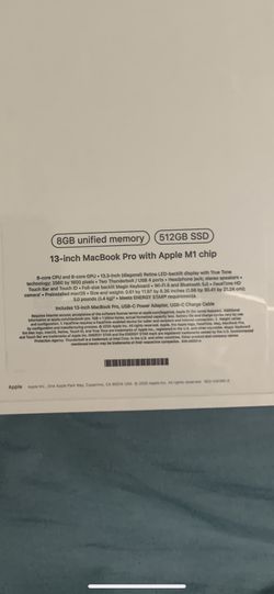 13 in MacBook Pro with Apple M1 Chip Thumbnail