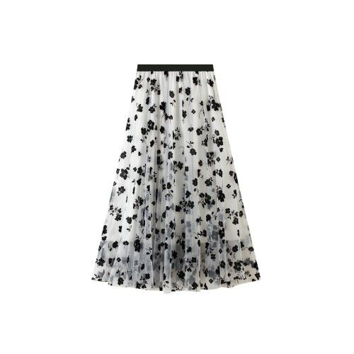 Fairy Mesh Maxi Skirt, Embellished Mesh Aline Maxi Skirt,Midi Skirt
