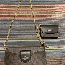 Coach Purse With Matching Wallet Thumbnail