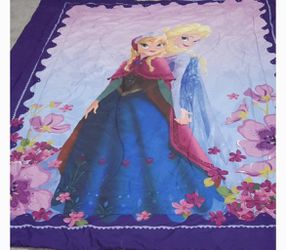 Disney Frozen Anna and Elsa Full Size Bed Set-$28 Thumbnail