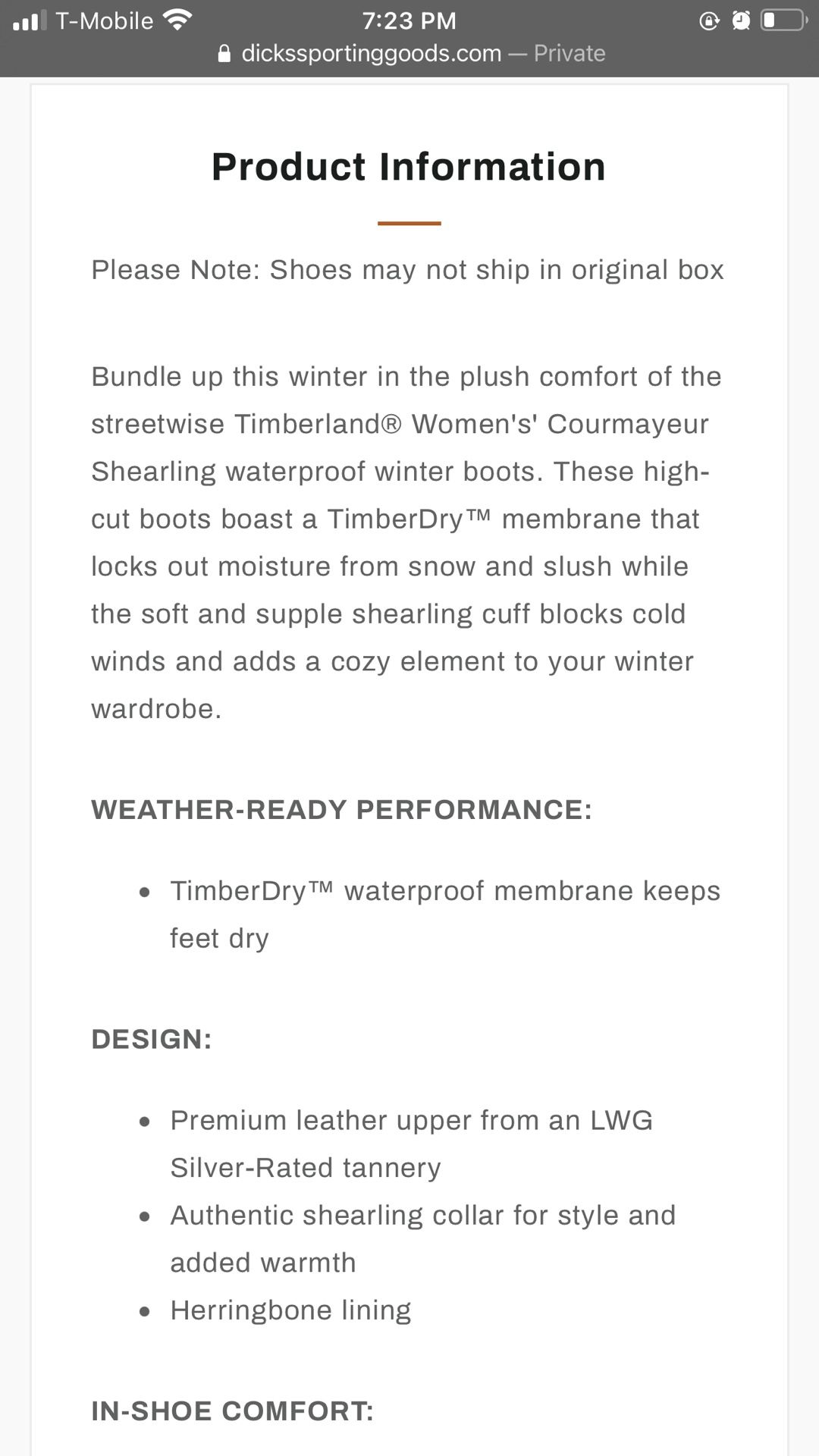 Women’s Waterproof Timberland Boots