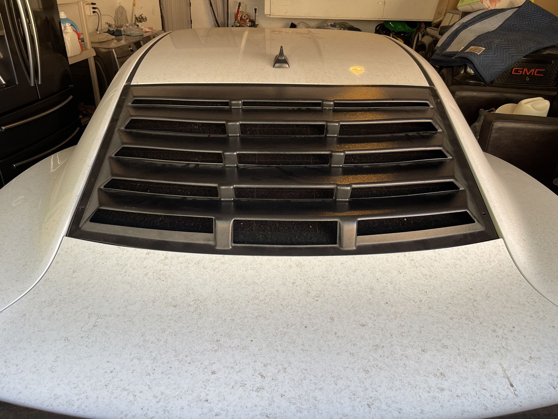 Rear Window Louvers Sun Shade Cover Matte Black ABS fit Chevy Camaro 2010-2015