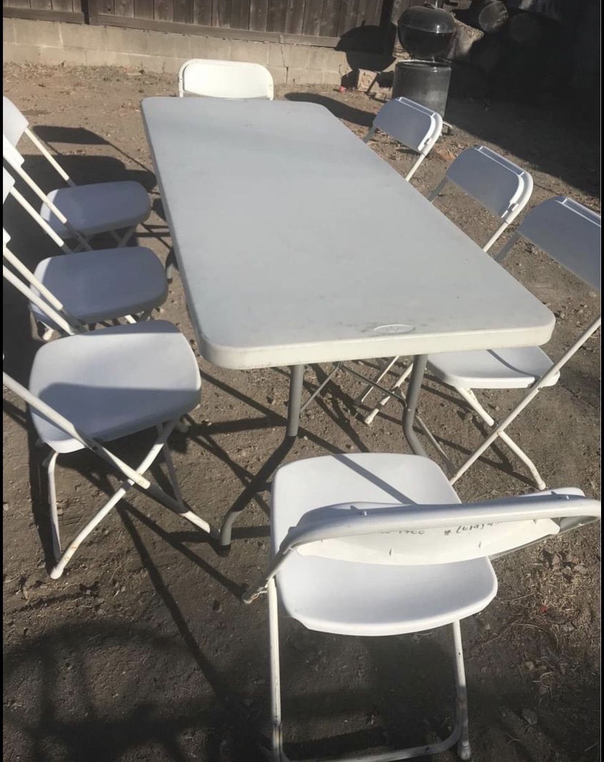 Blower, Chairs , Tables, Water slide