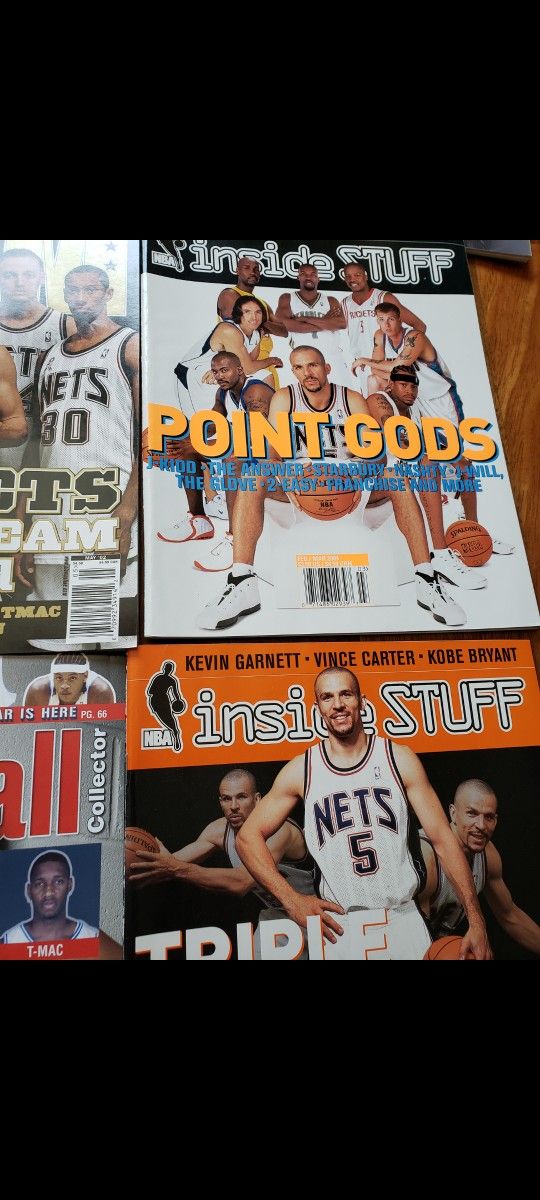 Jason Kidd New Jersey Nets NBA basketball magazines