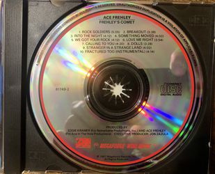 VTG 1987 ACE FREHLEY'S COMET CD 781749-2 Atlantic/Megaforce *RARE* [First Press] Thumbnail