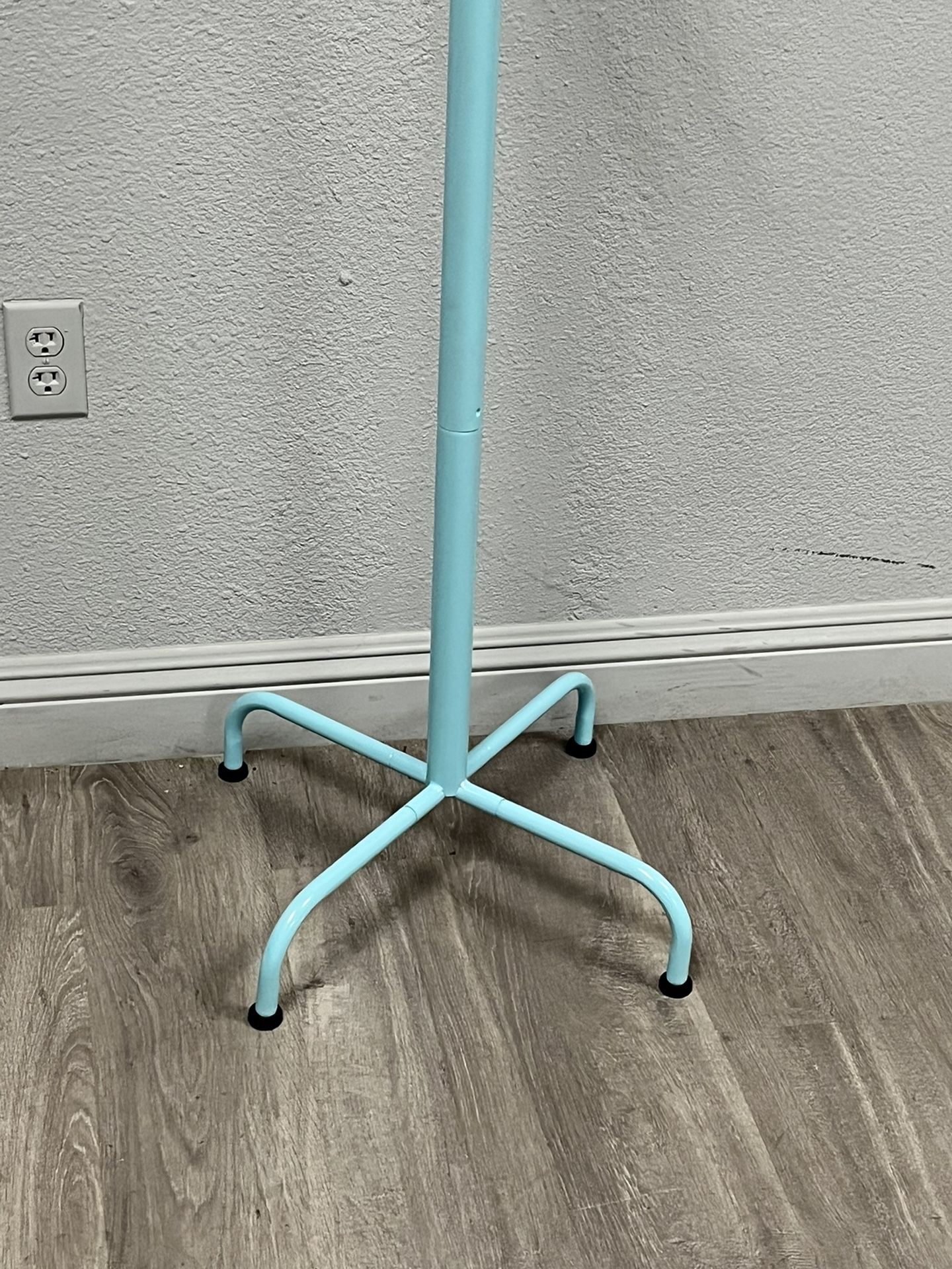 New Tiffany Blue Modern Coat Rack 6 ft Tall : 4 available at $20