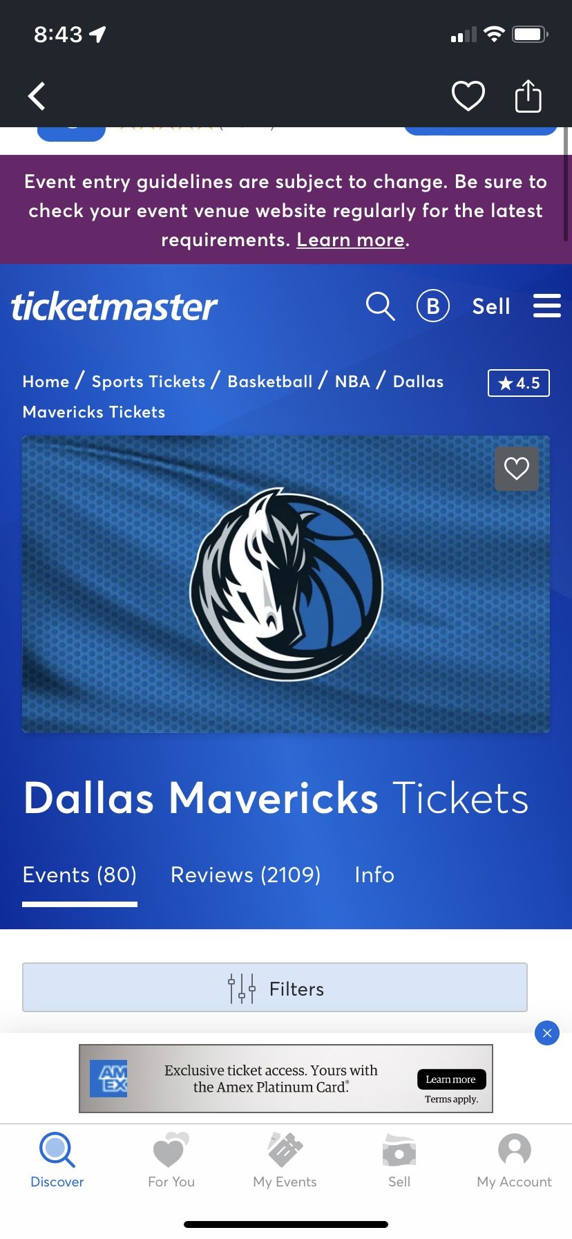 2 VIP box suites side by side Oct 26 opening game Mavs VS Rockets