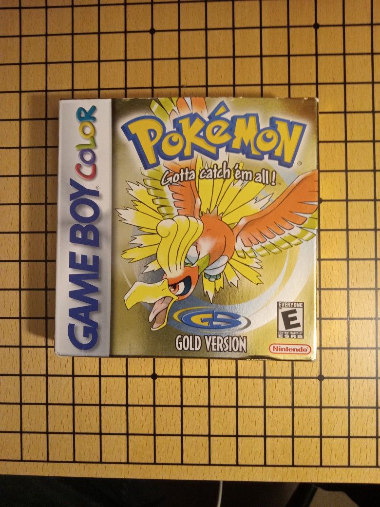 Gameboy Color Pokémon Gold Version