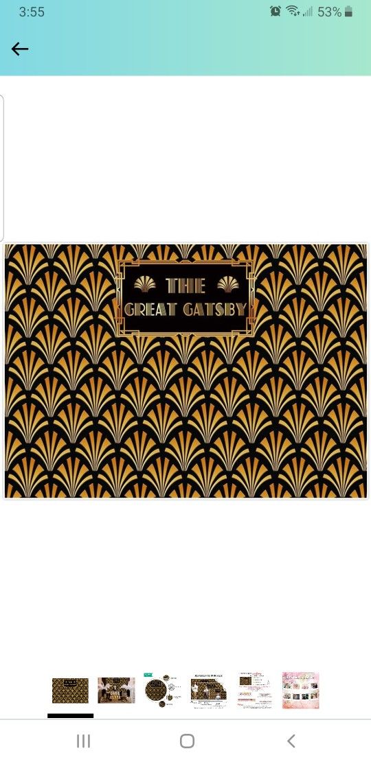 Wedding Or Party Decor For Great gatsby