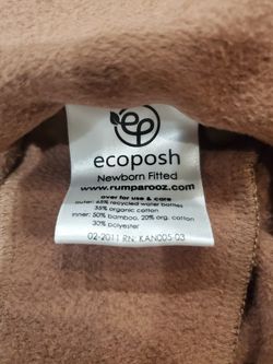 Rumparooz Ecoposh Fitted Newborn Cloth Diaper Thumbnail