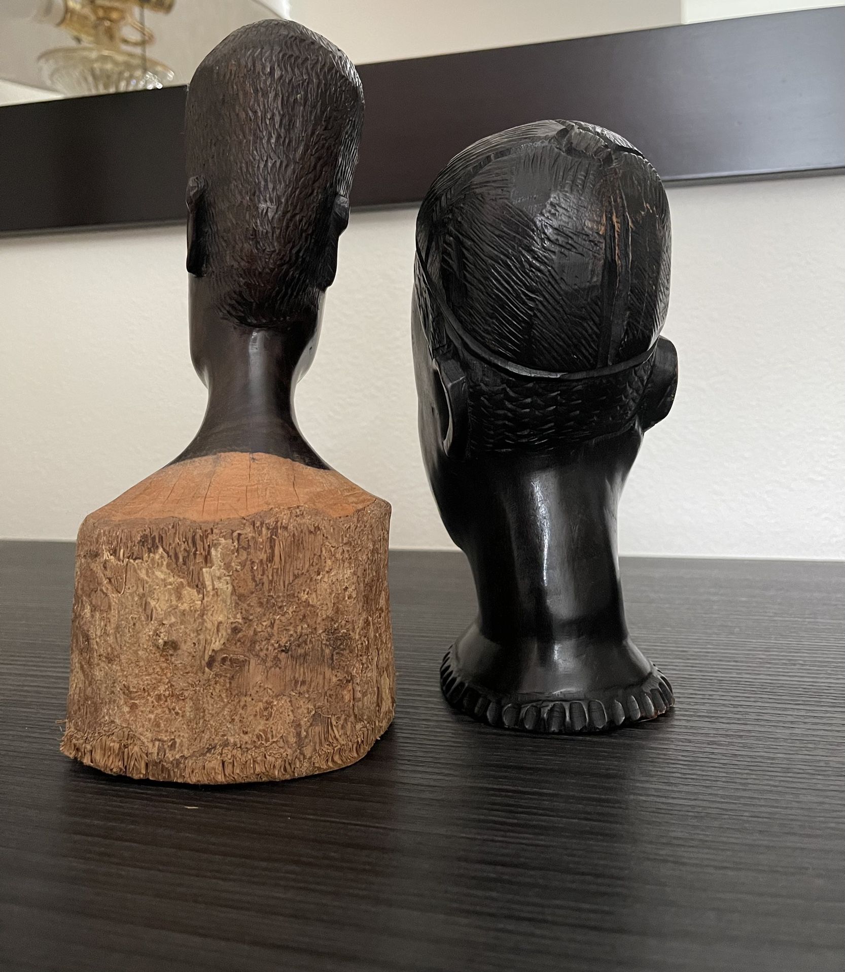 Sculpture Black African Bust. ($50.00 each)