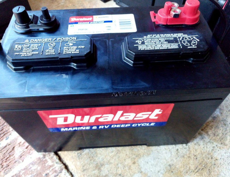 Duralast Marine And Rv Deep Cycle Battery Perfect Condition For Sale In