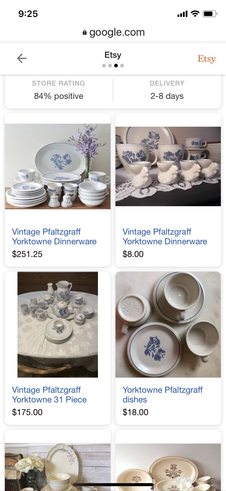 PFALTZGRAFF Stoneware set