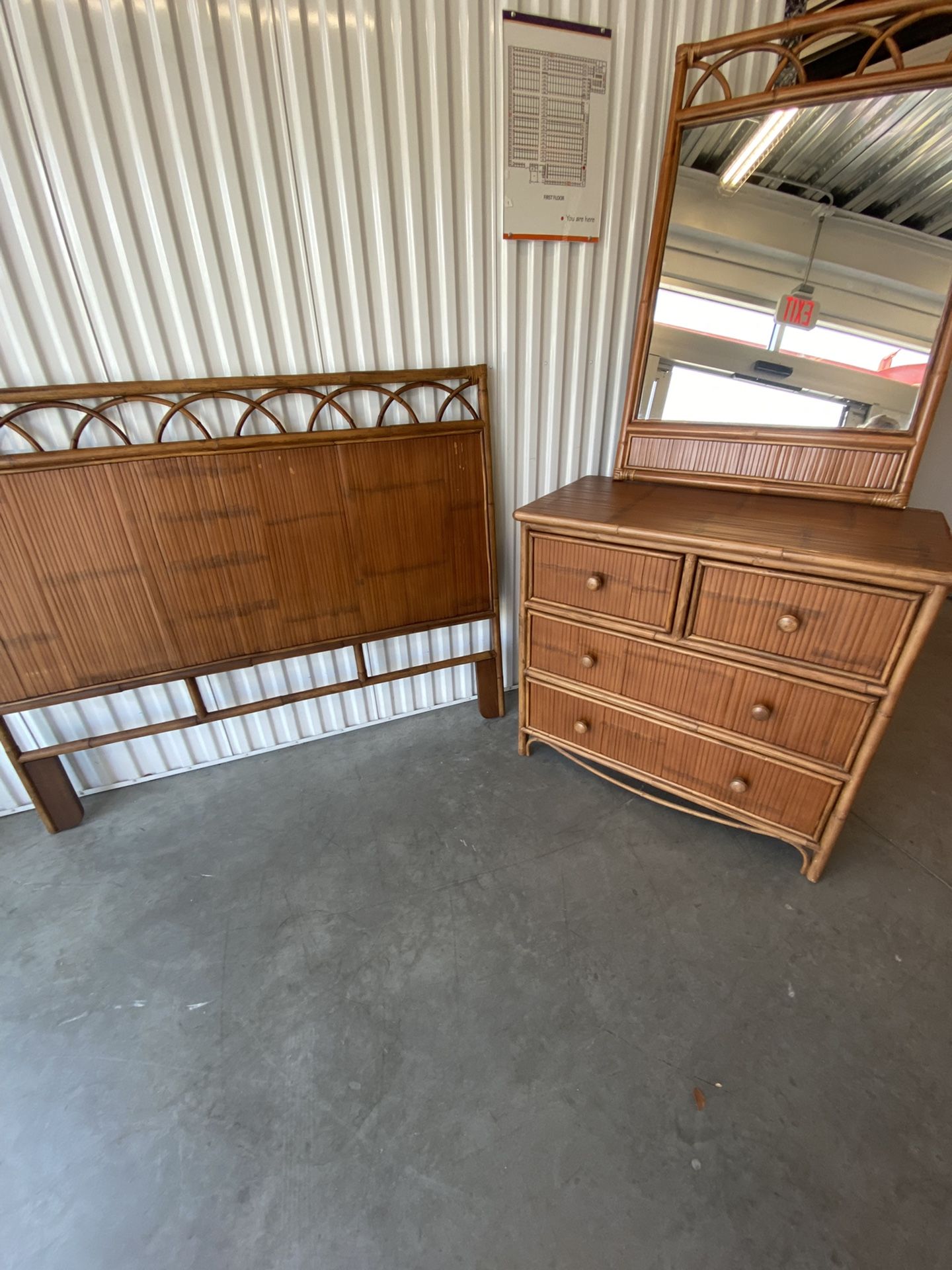 Bamboo Queen Bedroom Set