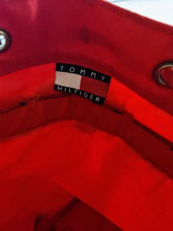 Tommy Hilfiger Drawstring Backpack Vintage 100% Nylon Thumbnail