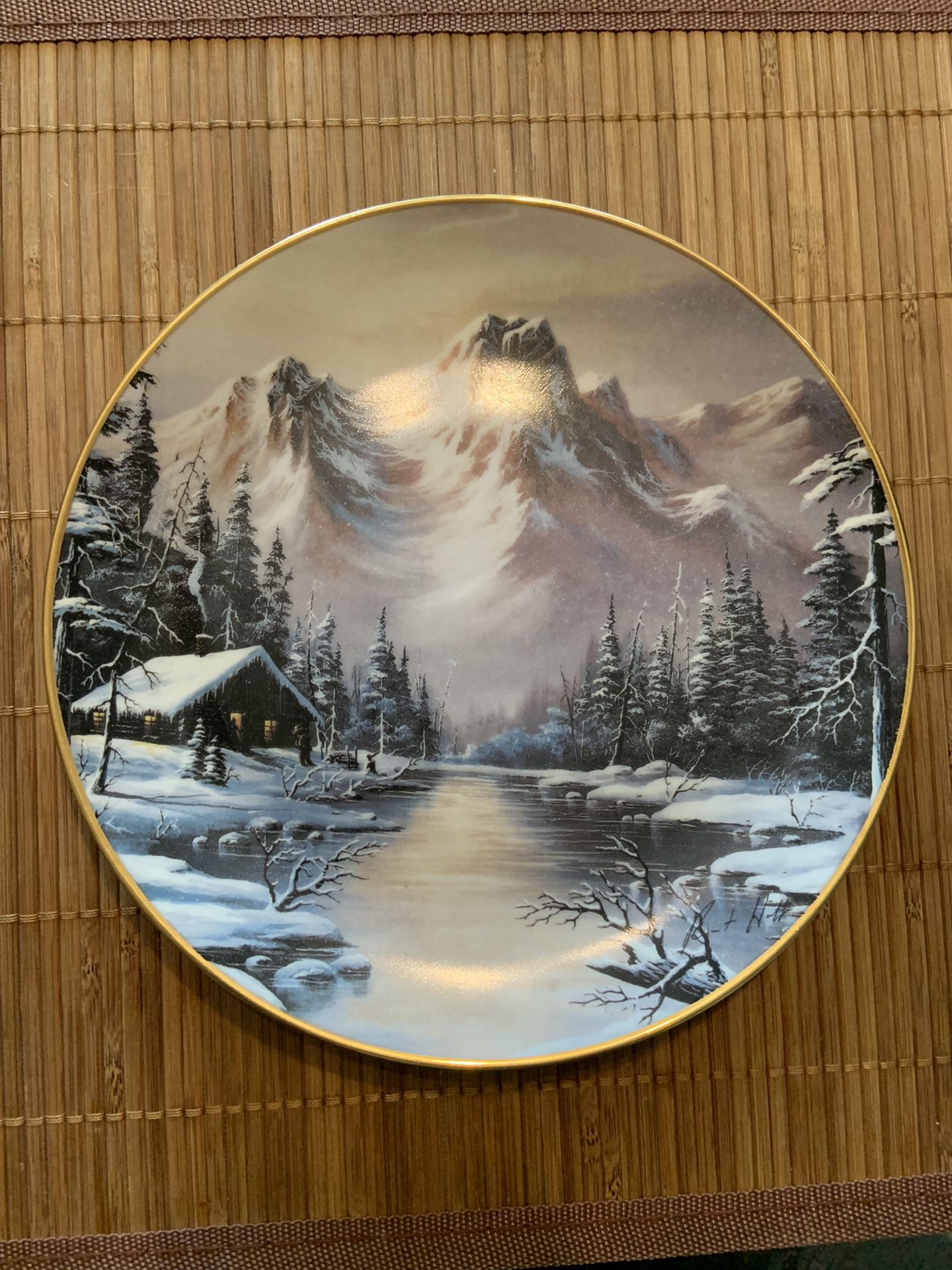 Franklin Mint- Peaceful Solitude Collectors Plate