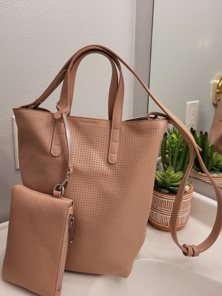 LODIS Leather Wristlet and Wallet