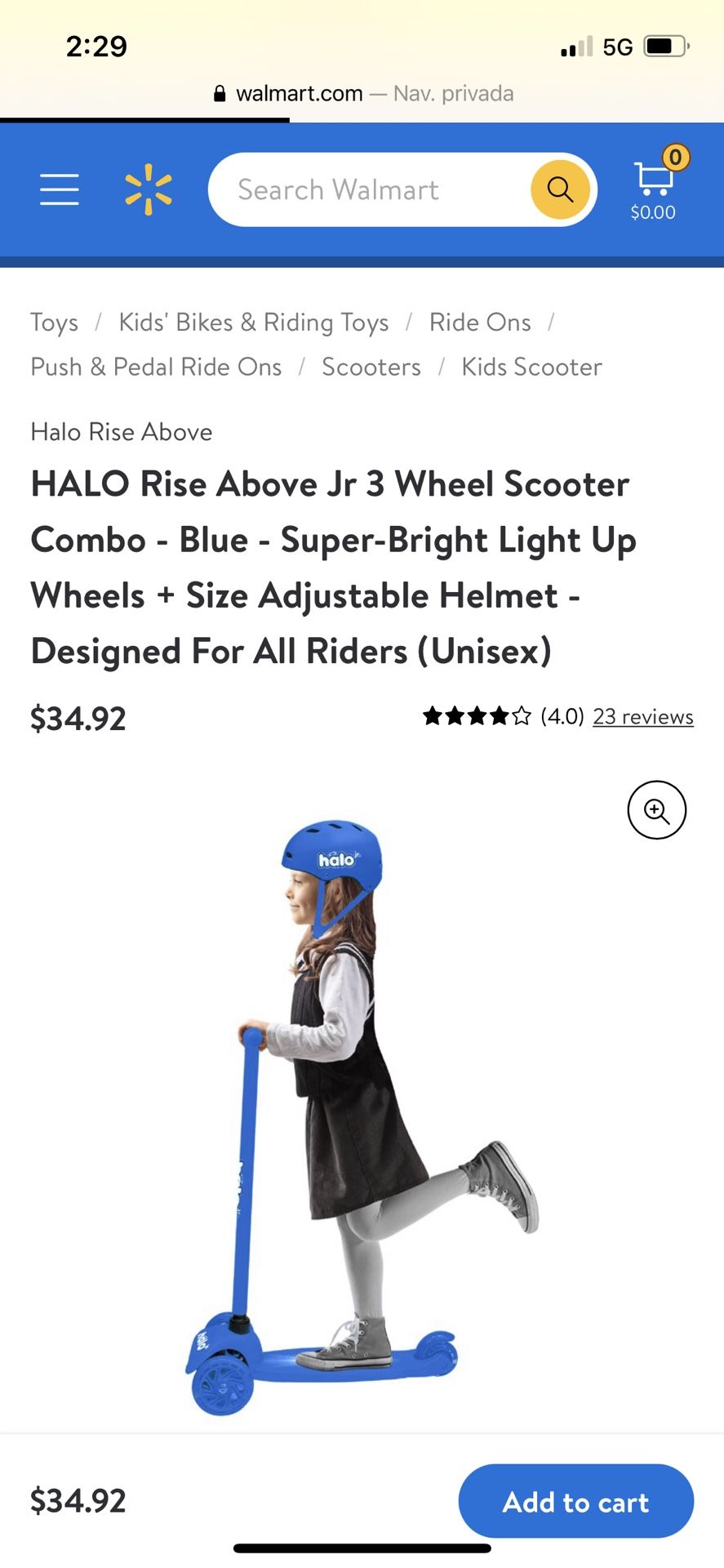 Scooter Combo Exelente $20