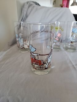 1972 Holly Hobby Collector Glasses From American Greetings Thumbnail