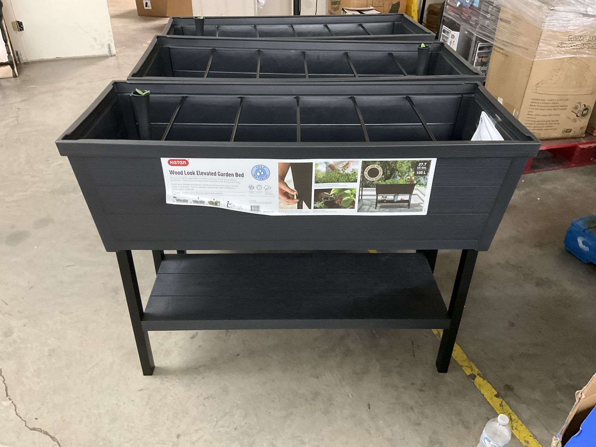 Keter Urban Bloomer, Resin Elevated Planter Raised Garden Bed for Sale