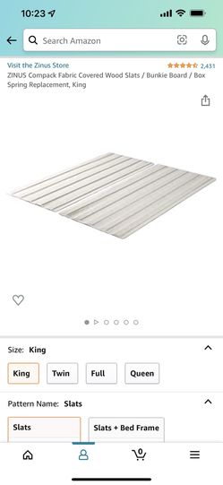 King Size Bed Slats (See Pictures and description) Thumbnail