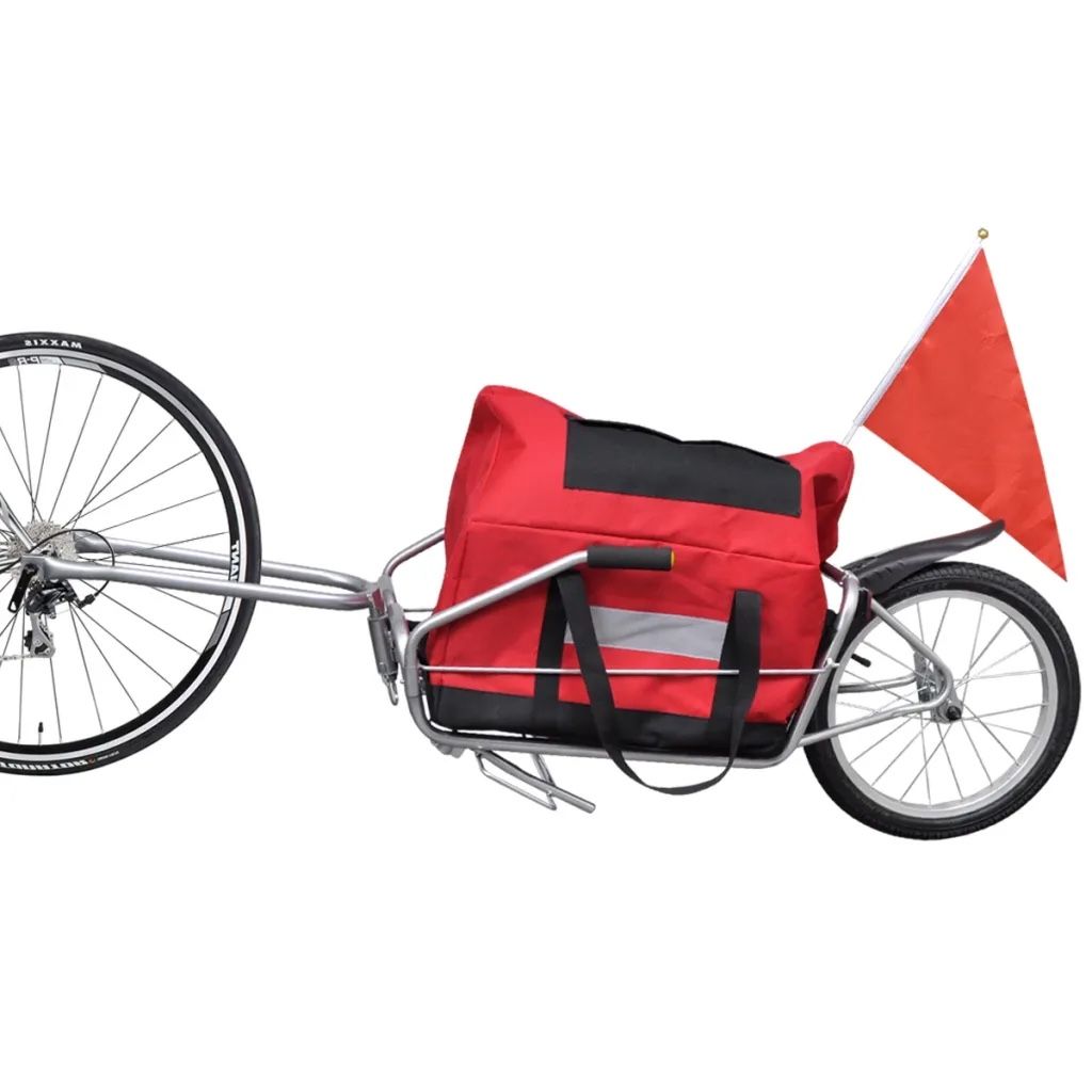 Bìcycle Càrgo Tràiler One-wheel with Stōrage Bag