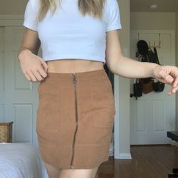 Suede Mini Skirt Thumbnail