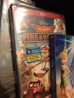 NEW in Plastic Disney Movies Blu Ray And DVD Combos Secret Of Wings Planes Fire & Rescue Brave Aladdin Bambi And Over 100 Christmas Gift Present   Thumbnail