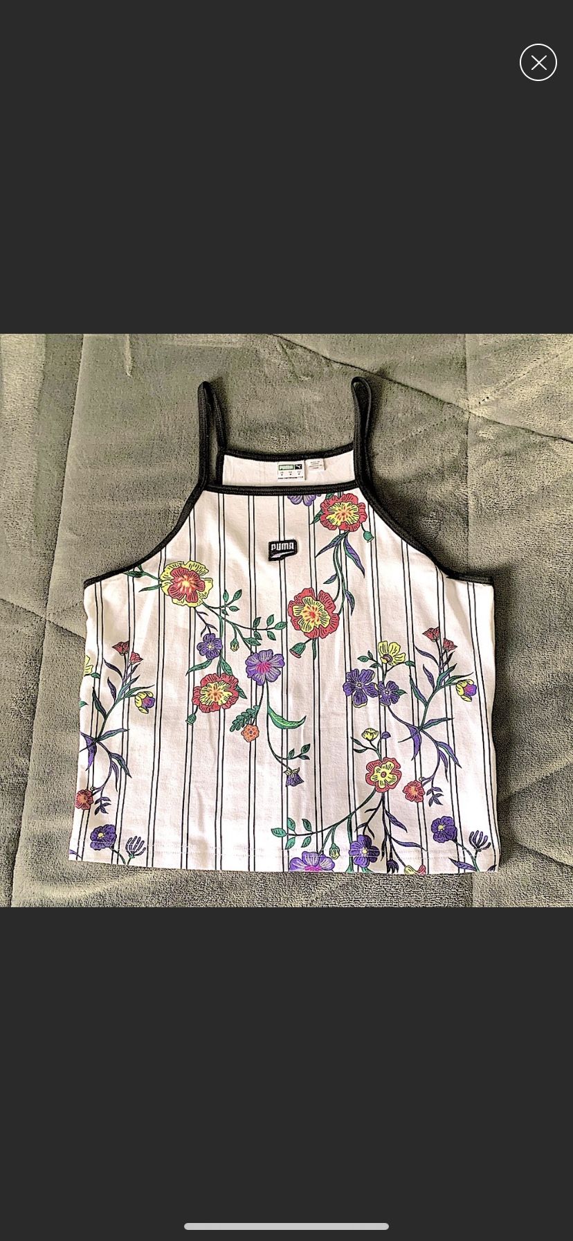 Puma Halter Neck Crop Top size M