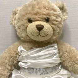 Build-A-Bear Plush with Wedding Dress Satin Flowers Sl Thumbnail