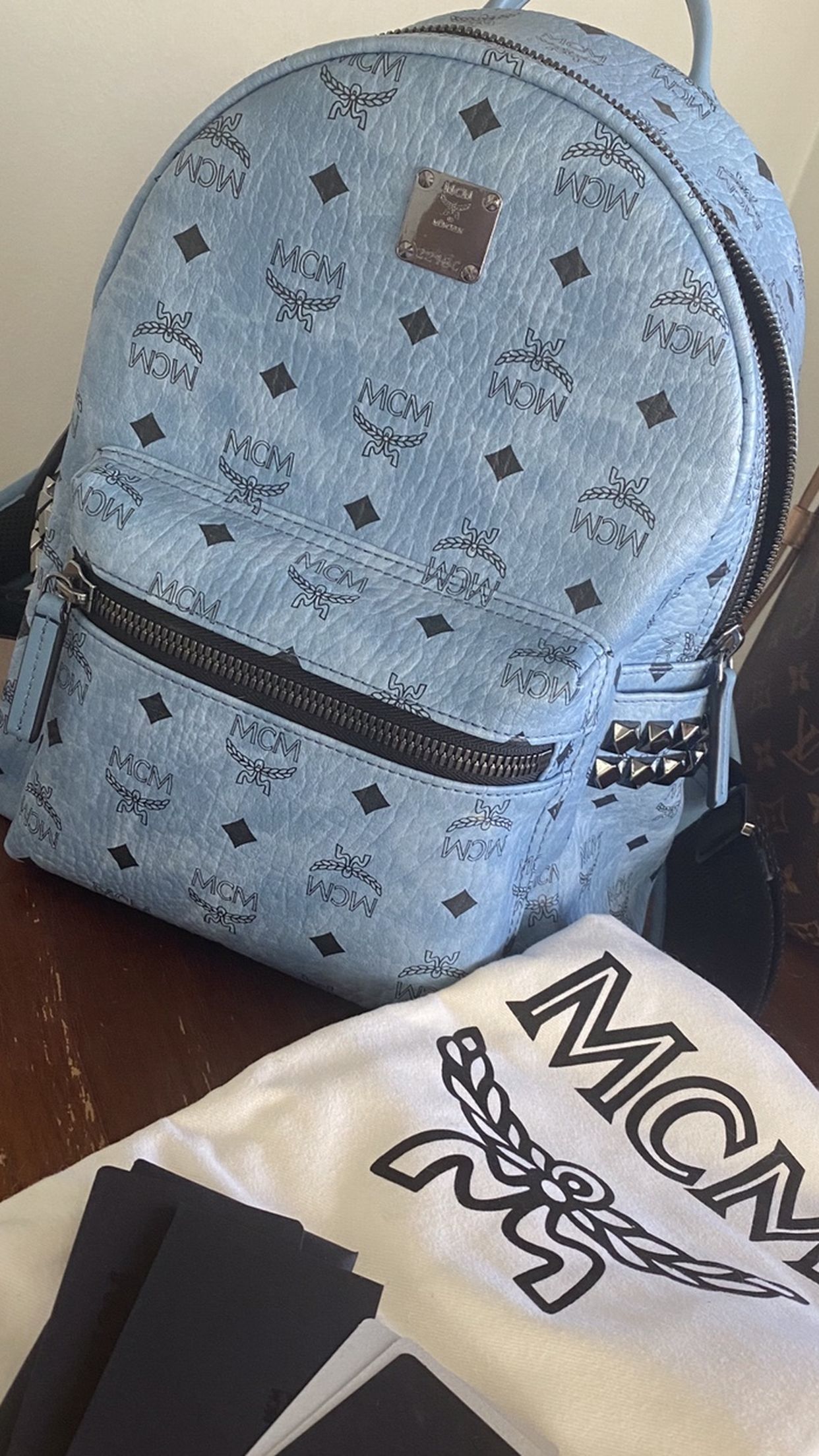 MCM Stark Side Stud Backpack