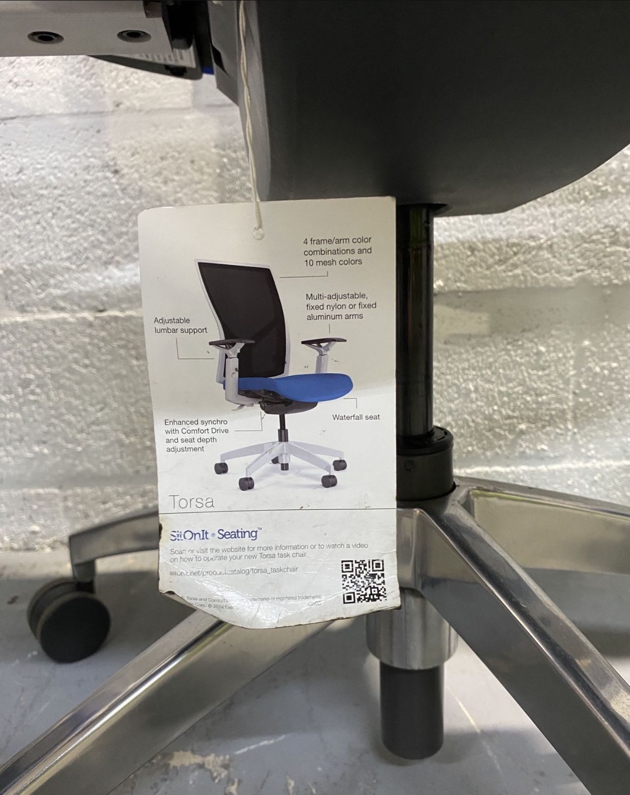 SitOnIt Seating TORSA High-Back Executive Chair For Office Or Home ERGONOMIC BREATHABLE MESH LUMBAR
