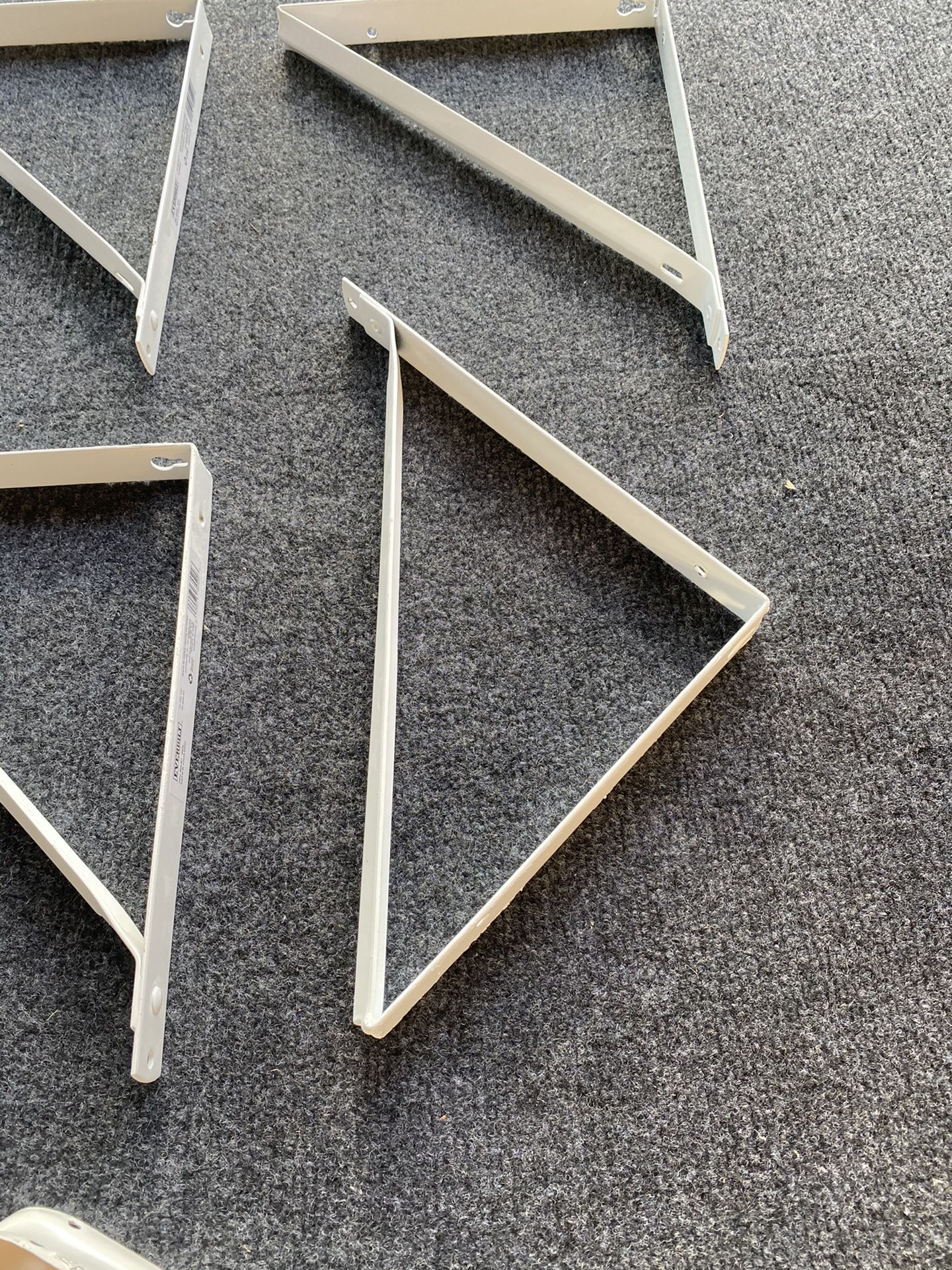 10 shelf brackets white