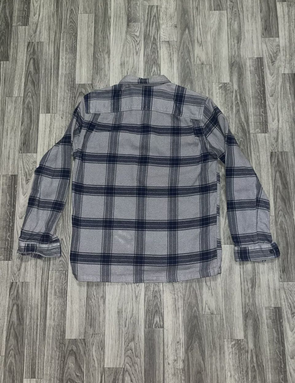 Patagonia Long Sleeved Thick Flannel Organic Cotton Plaid Shirt Mens Size Medium