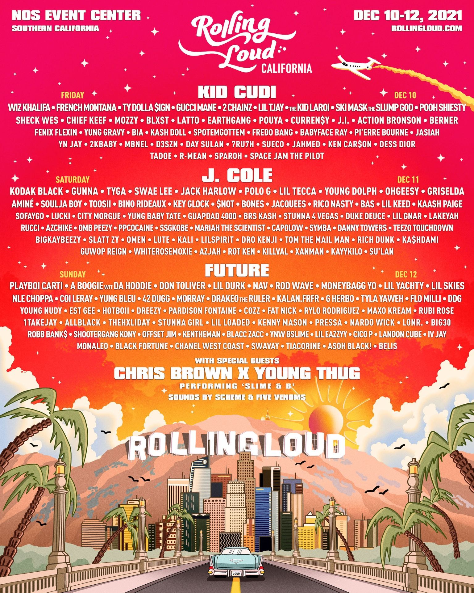 Rolling Loud 3 Day GA Ticket