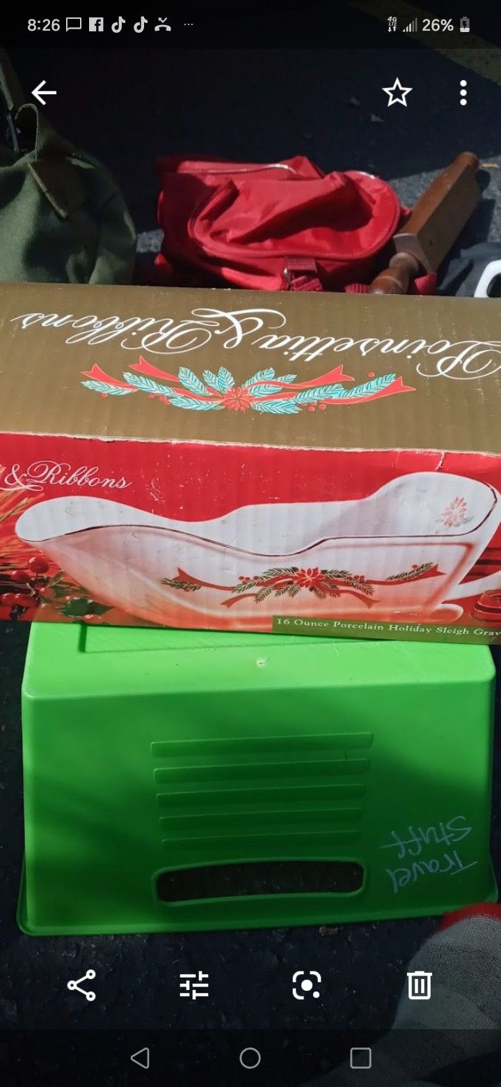 Assorted Christmas decorations