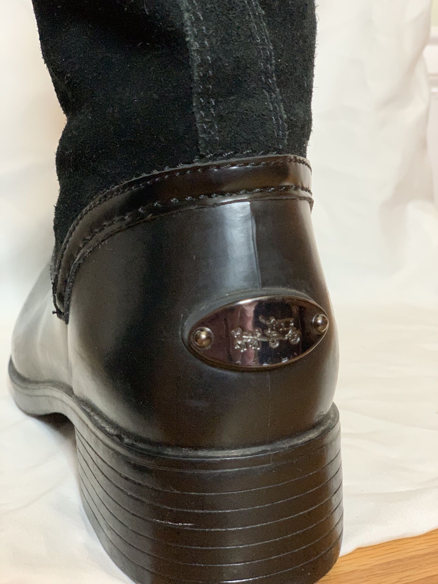 COACH Zena Leather Winter Boot Size 8B