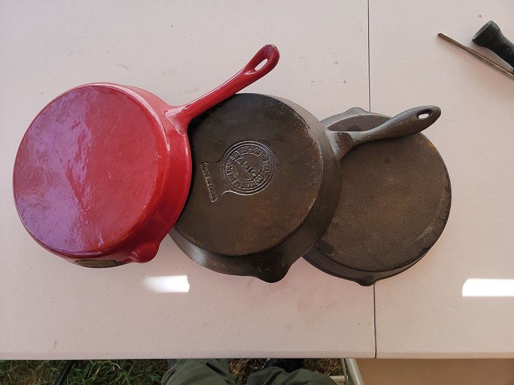 Cast Iron Skillet Fry pan Set