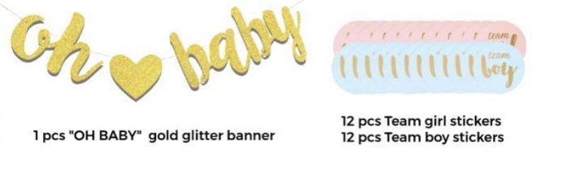 GENDER REVEAL DECORATION