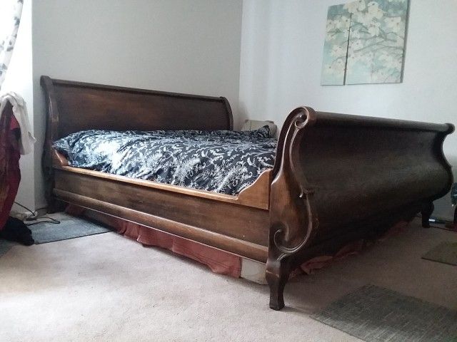 King Size Oak Bed Frame
