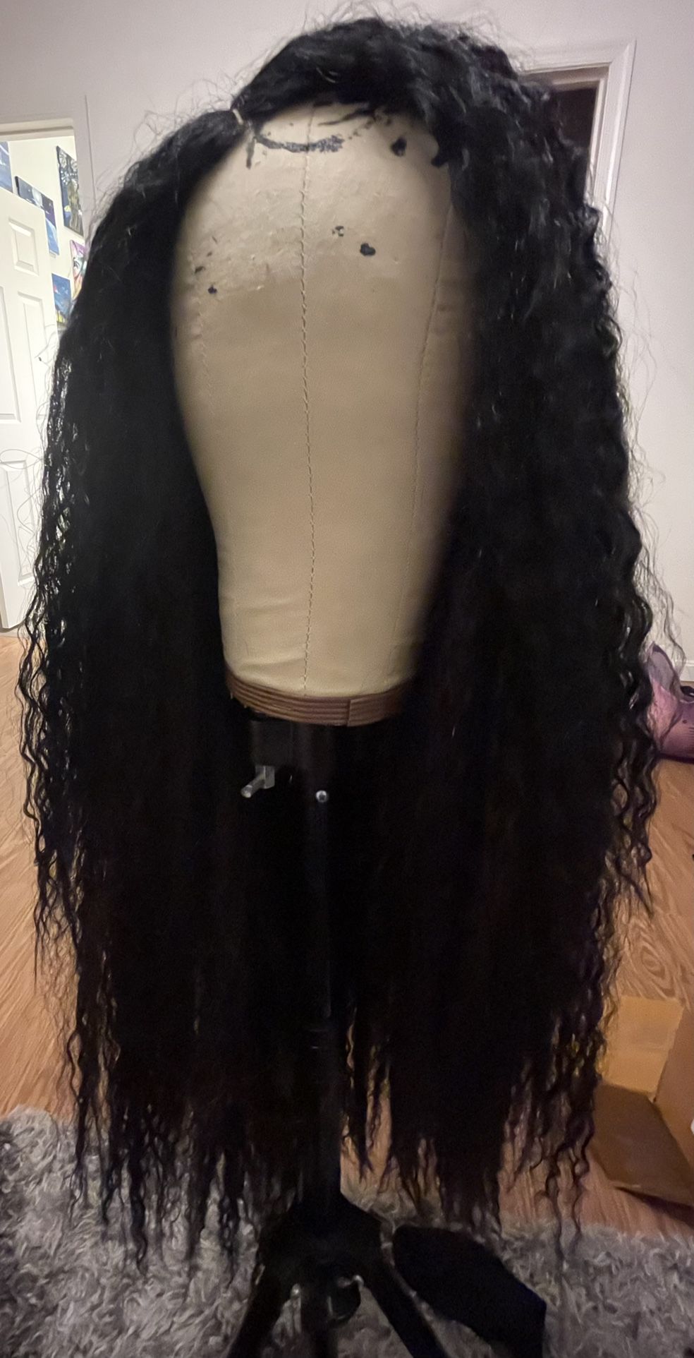 28” virgin french wave with deep closure