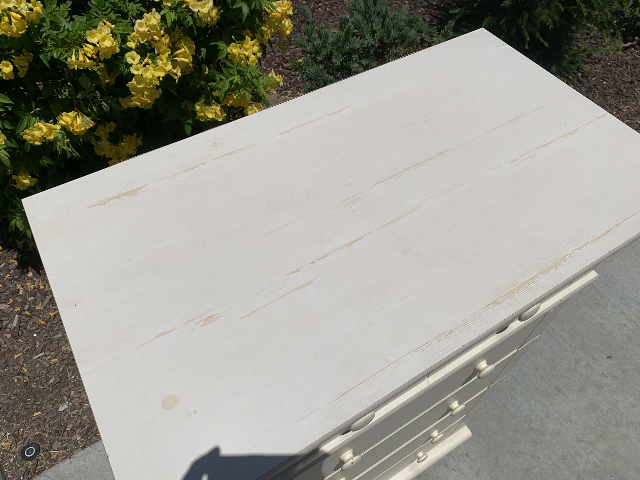 White 5 Drawer Dresser