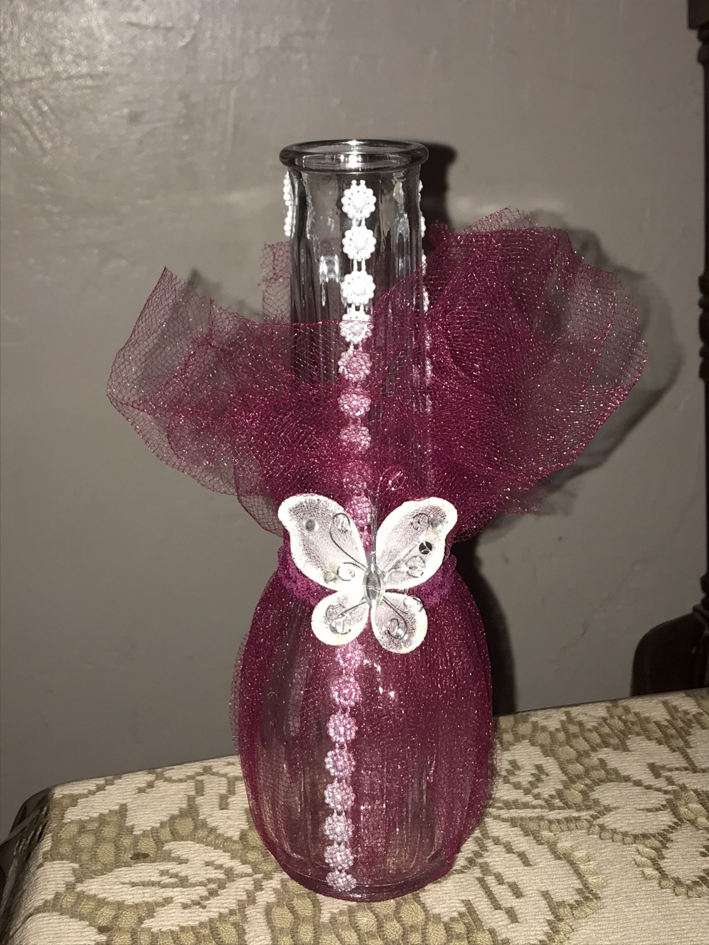 24x party vases center piece homemade adornos