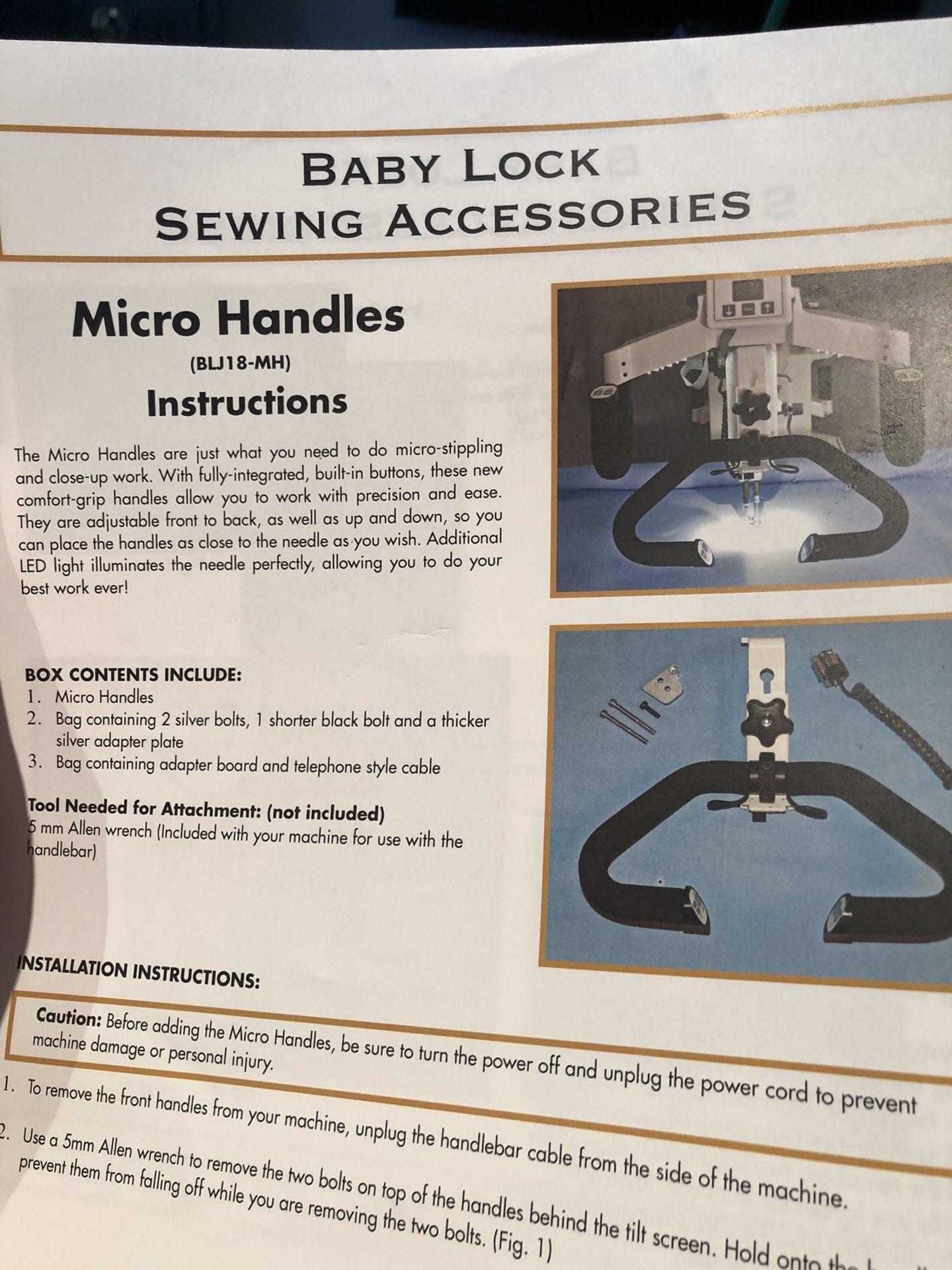 Long Arm Baby Lock Crown Jewel 2 Model BLC182 for Sale in Las Vegas