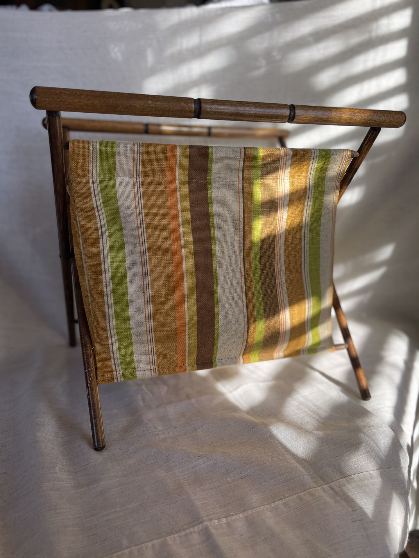 Vintage Retro 70’s Yarn/Sewing/Craft Basket